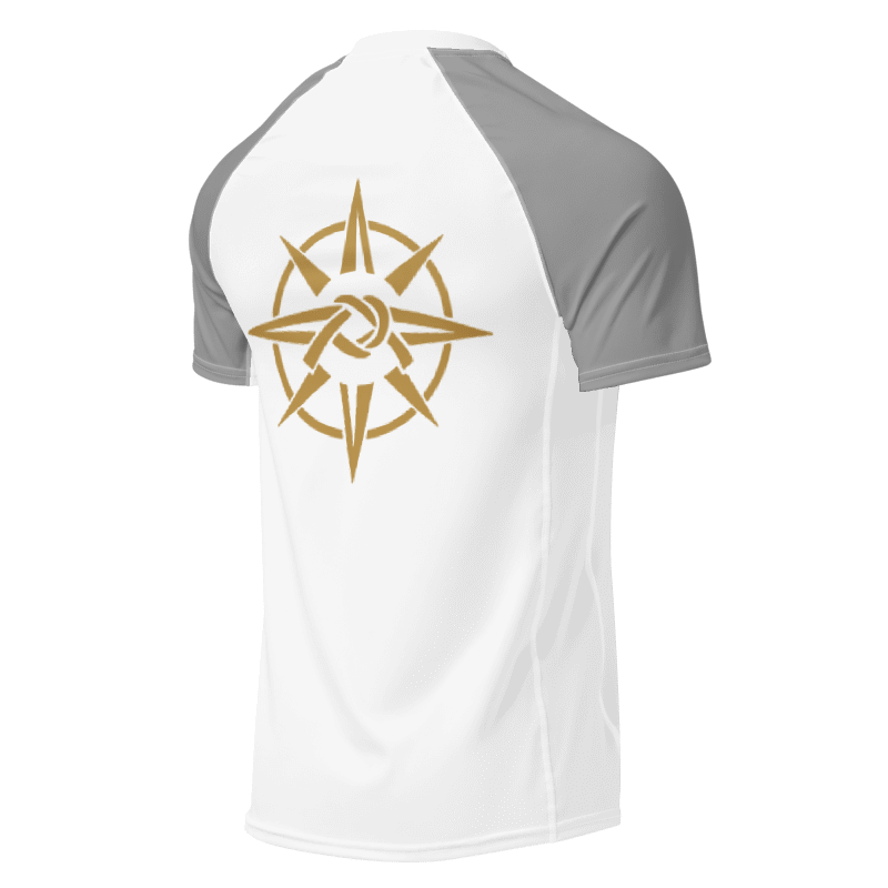 White-Body Ranked Rash Guard (Cut & Color Options)