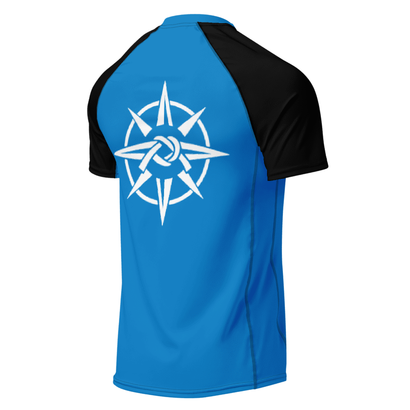 Black-Sleeve Ranked Rash Guard (Cut & Color Options)