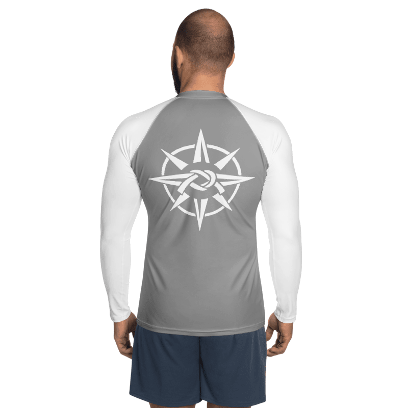 White-Sleeve Ranked Rash Guard (Cut & Color Options)