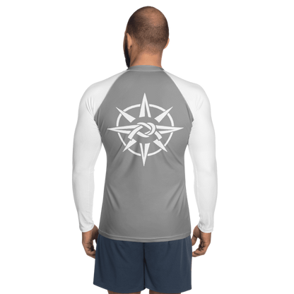 White-Sleeve Ranked Rash Guard (Cut & Color Options)