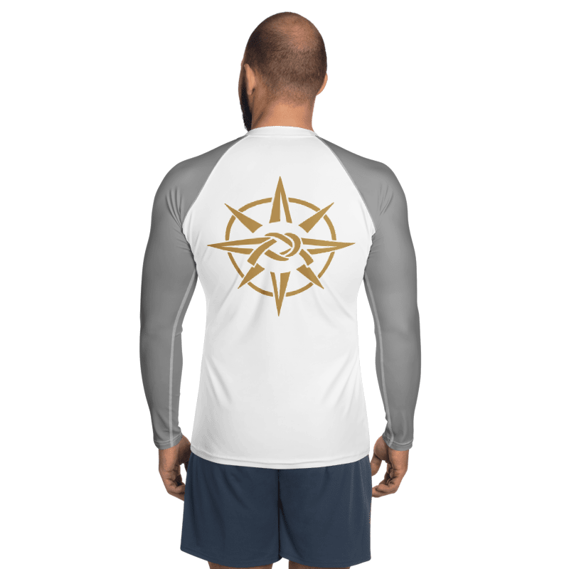 White-Body Ranked Rash Guard (Cut & Color Options)