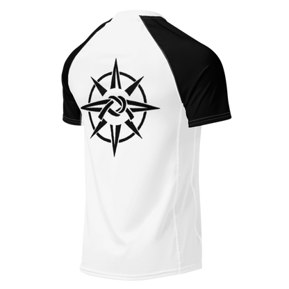 Black-Sleeve Ranked Rash Guard (Cut & Color Options)