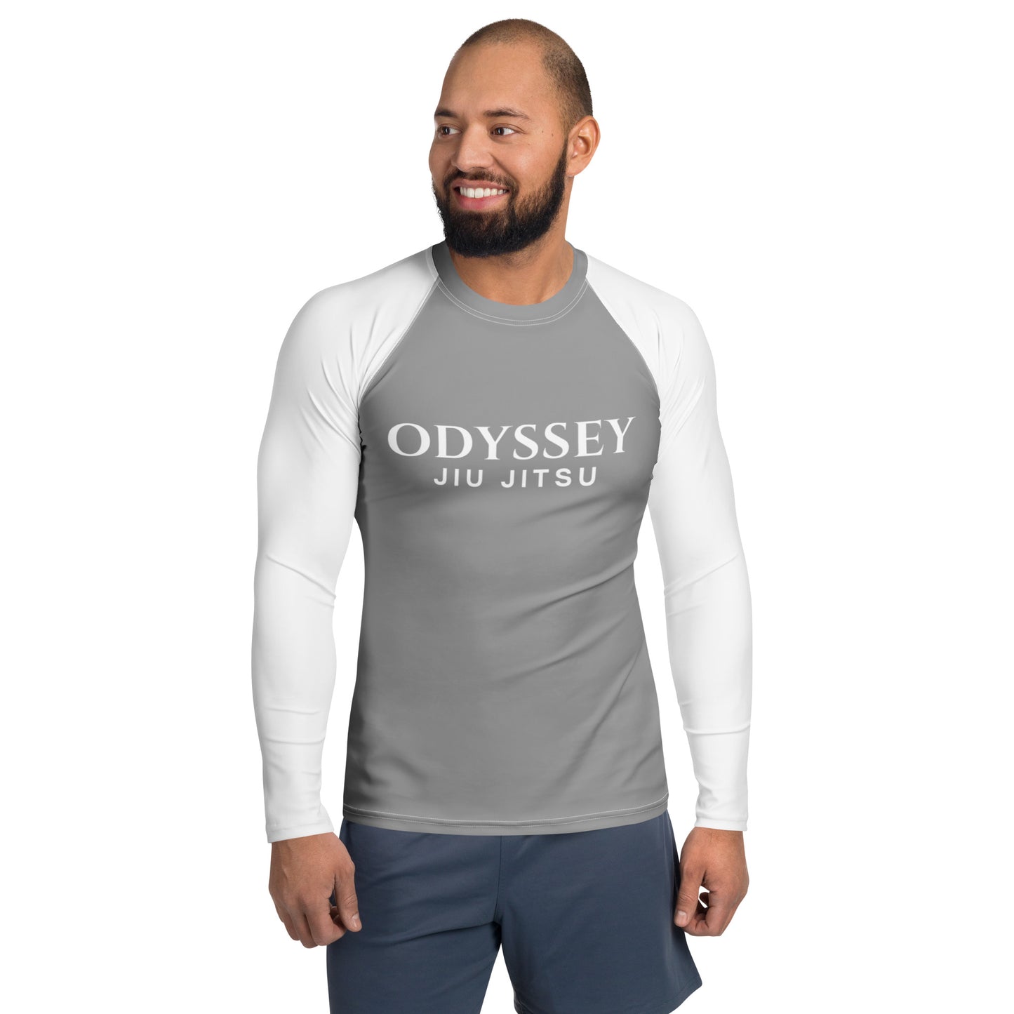 White-Sleeve Ranked Rash Guard (Cut & Color Options)