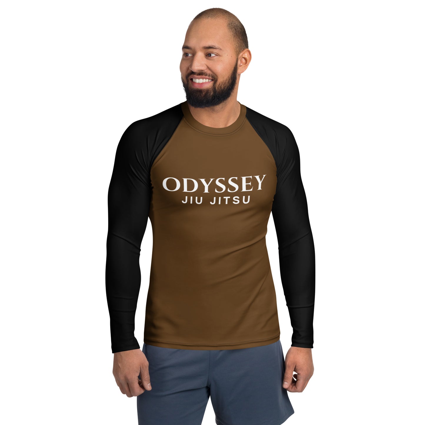 Black-Sleeve Ranked Rash Guard (Cut & Color Options)