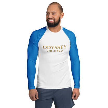 White-Body Ranked Rash Guard (Cut & Color Options)