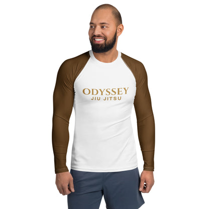 White-Body Ranked Rash Guard (Cut & Color Options)