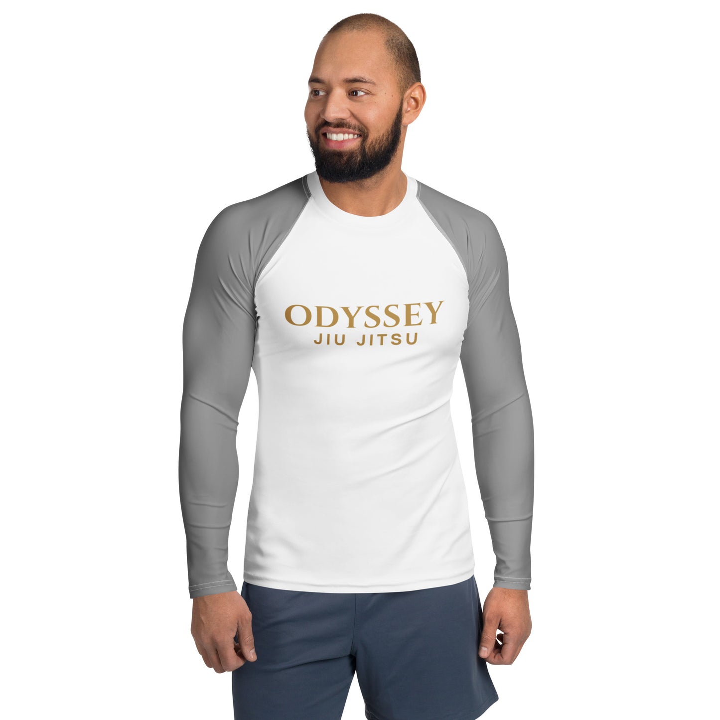White-Body Ranked Rash Guard (Cut & Color Options)