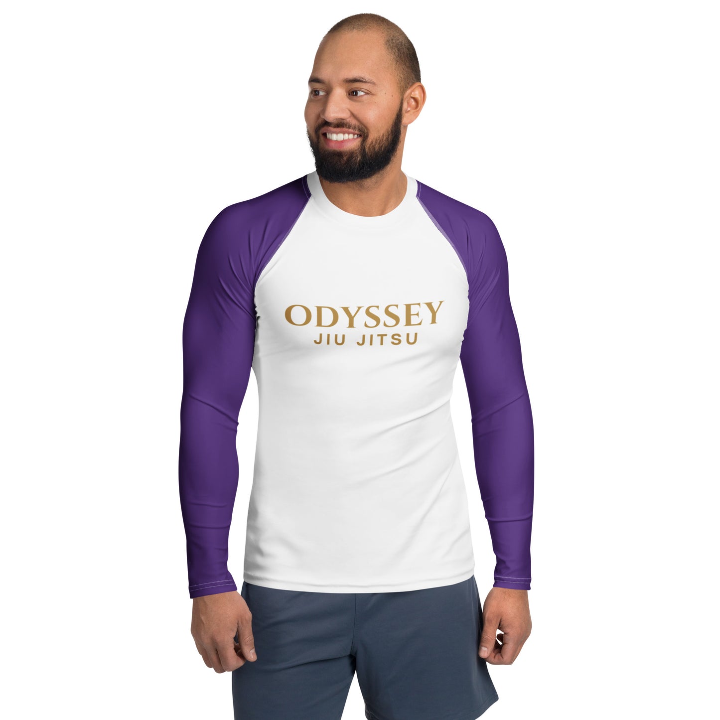 White-Body Ranked Rash Guard (Cut & Color Options)