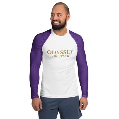 White-Body Ranked Rash Guard (Cut & Color Options)