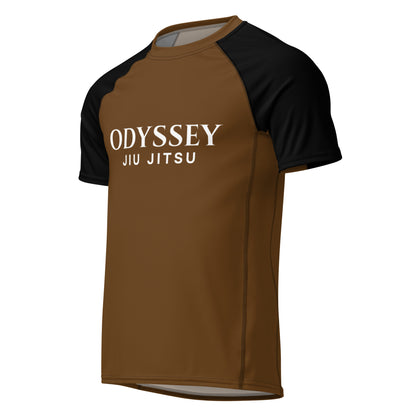 Black-Sleeve Ranked Rash Guard (Cut & Color Options)