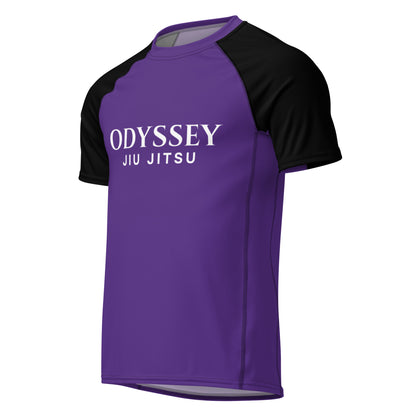 Black-Sleeve Ranked Rash Guard (Cut & Color Options)