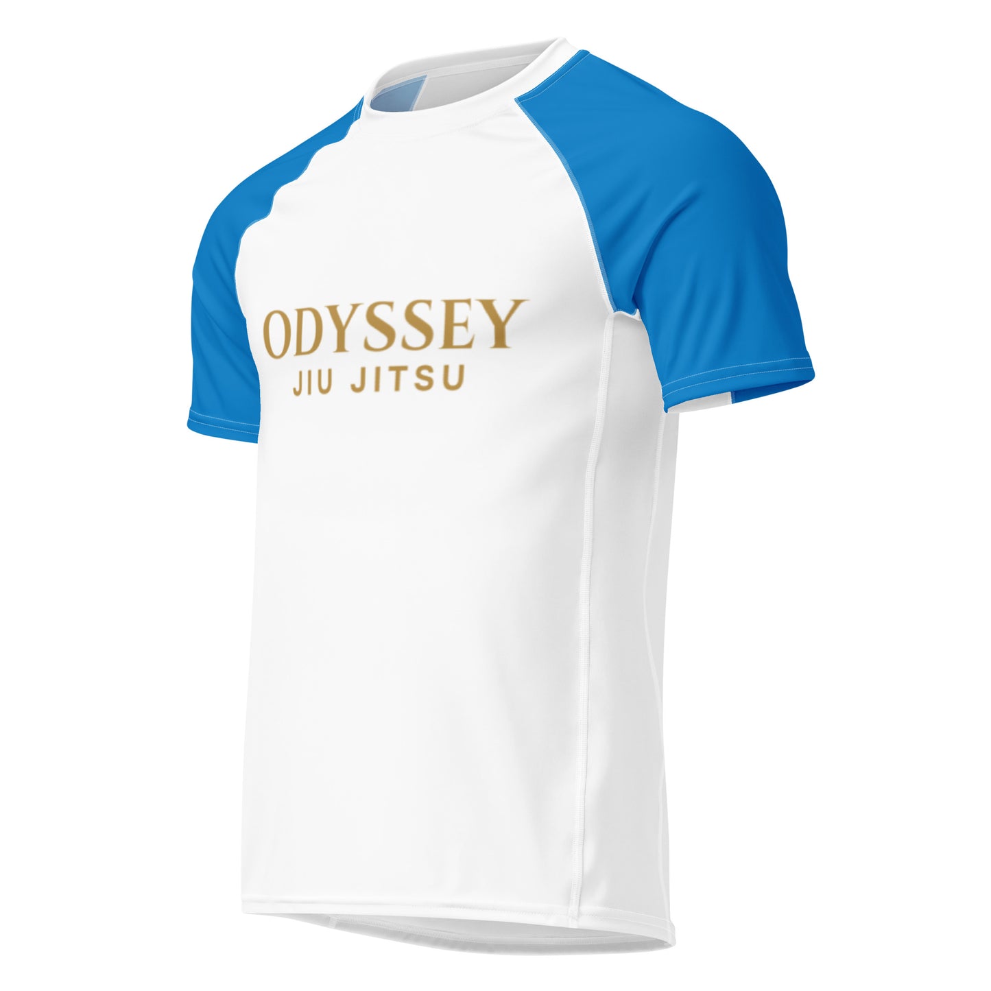 White-Body Ranked Rash Guard (Cut & Color Options)