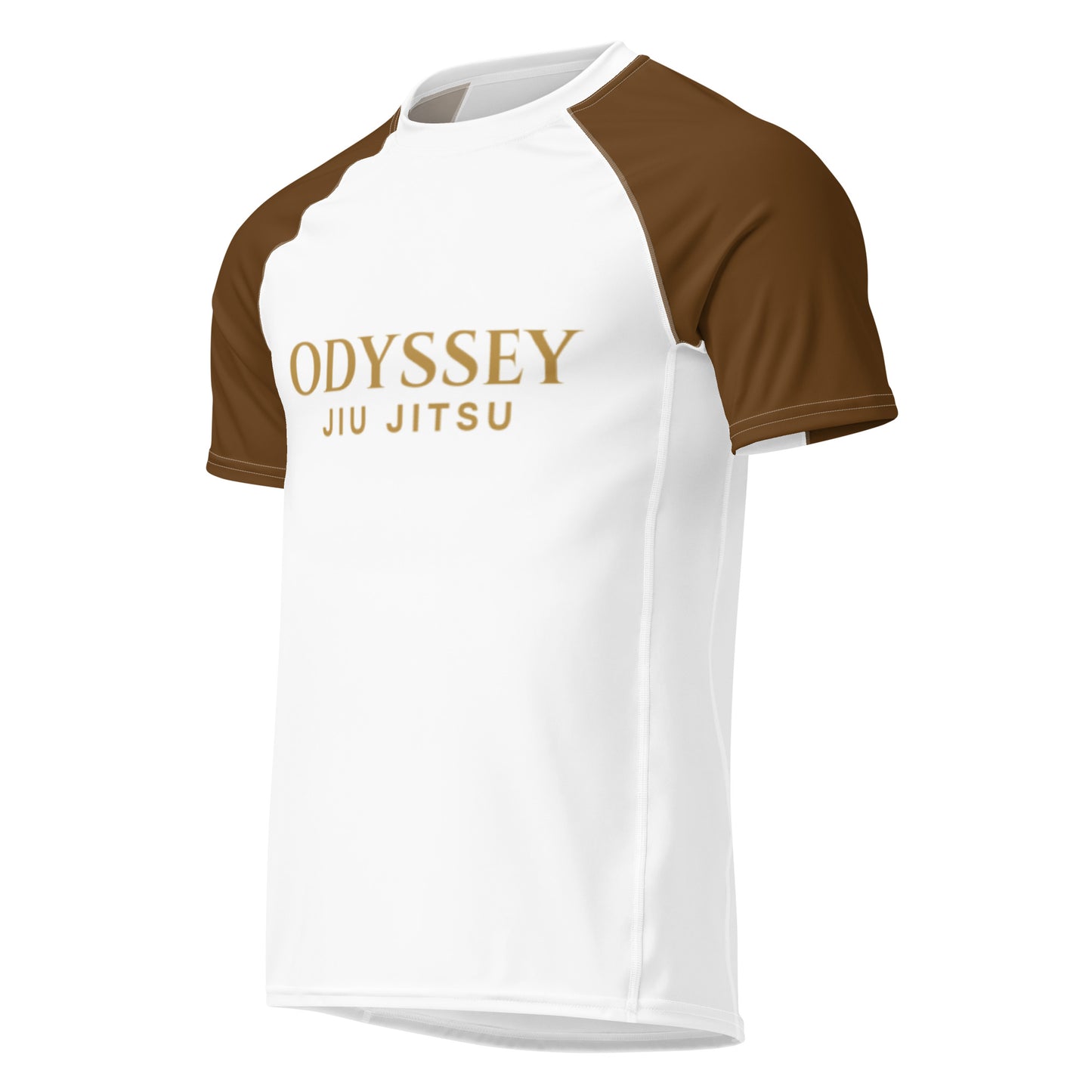 White-Body Ranked Rash Guard (Cut & Color Options)