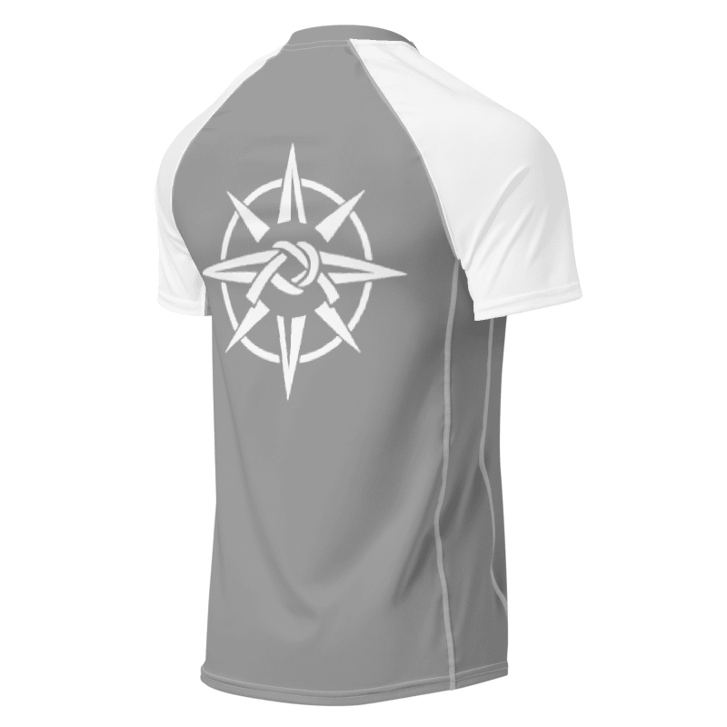 White-Sleeve Ranked Rash Guard (Cut & Color Options)
