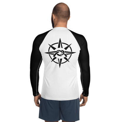 Black-Sleeve Ranked Rash Guard (Cut & Color Options)