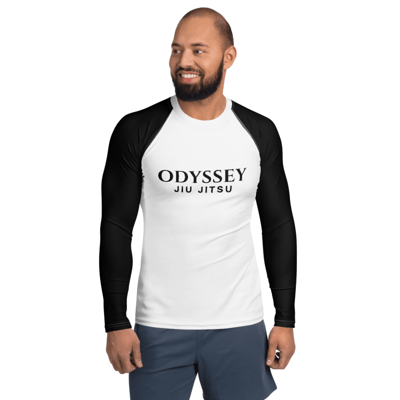 Black-Sleeve Ranked Rash Guard (Cut & Color Options)