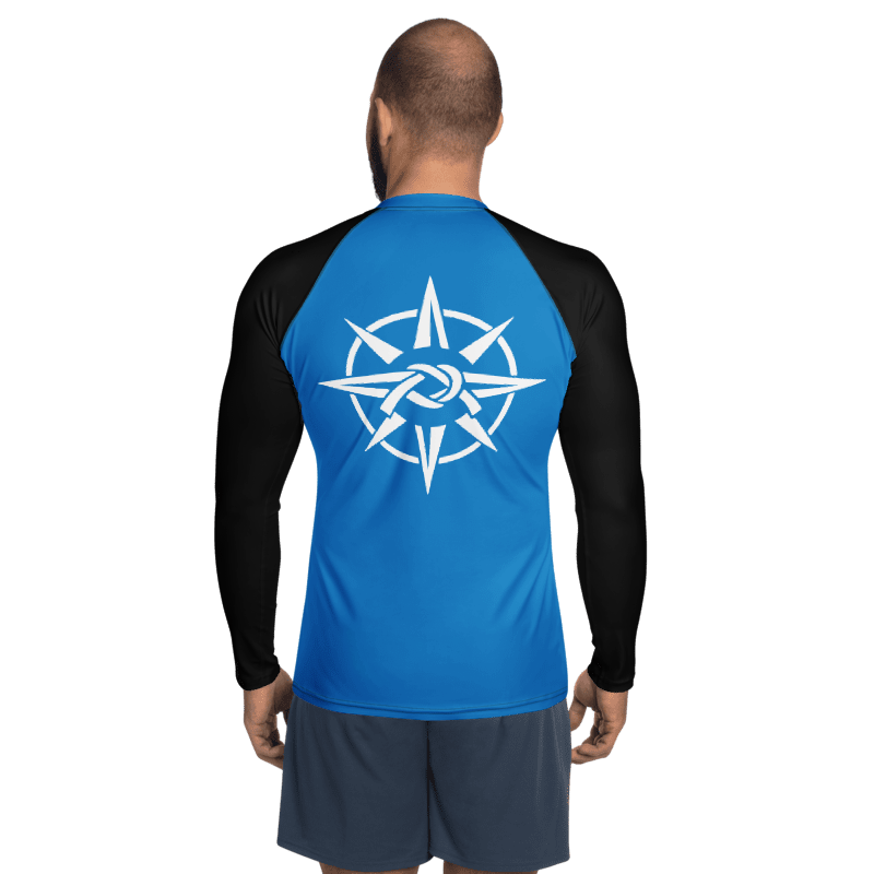 Black-Sleeve Ranked Rash Guard (Cut & Color Options)