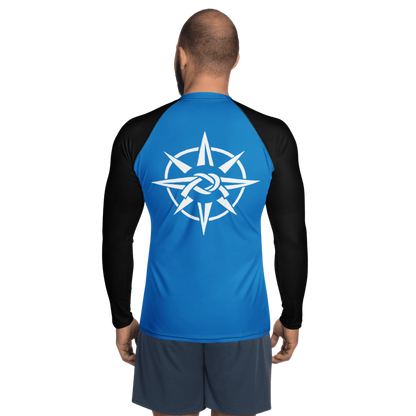 Black-Sleeve Ranked Rash Guard (Cut & Color Options)
